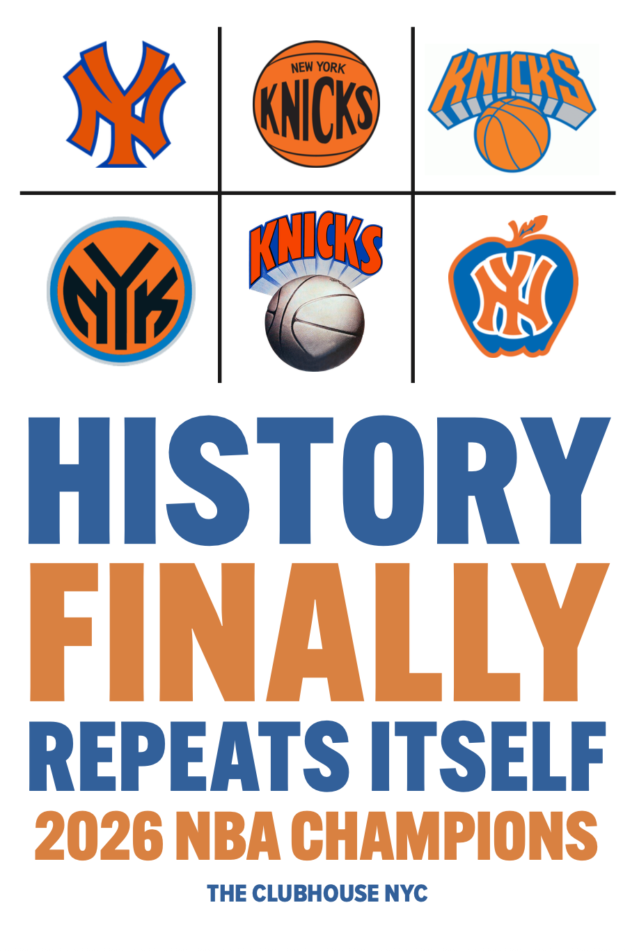 "HISTORY FINALLY REPEATS" POSTER